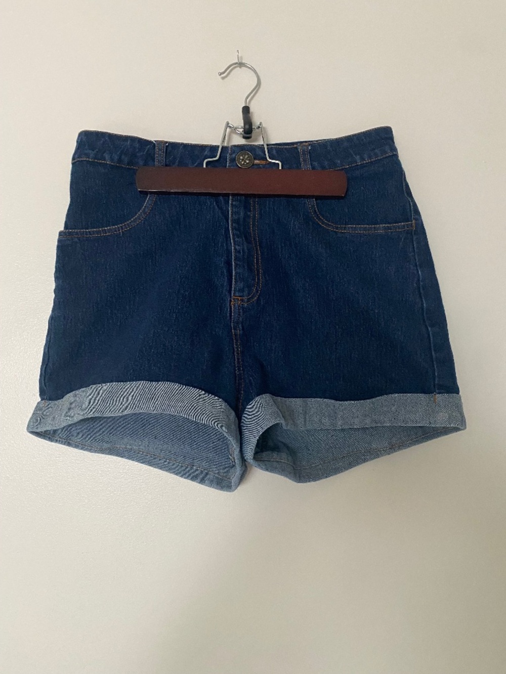 High Waisted Jean Shorts from Modcloth Size M